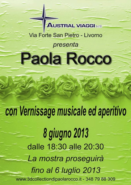 Paola Rocco in mostra a Livorno